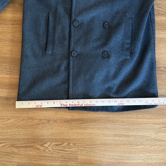 J Crew grey peacoat size M. - Picture 9 of 16